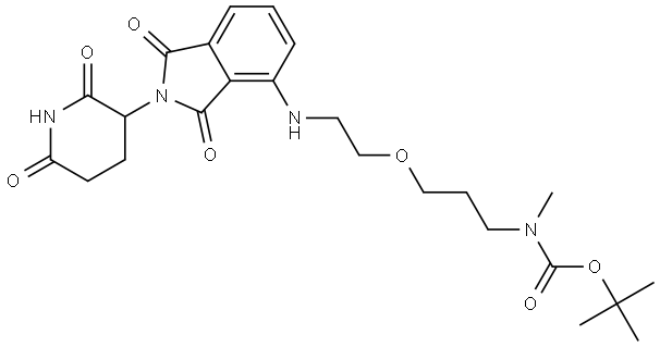 CAS#2434843-63-5|Tert-butyl n- (3- (2-[(2- (2,6-dioxopiperidin-3-yl) -1,3-dioxo-2,3-dihydro-1h-isoindol-4-yl) amino] propil) propil) -n-metilcarbamate