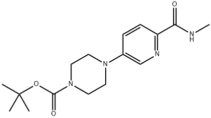 CAS#2589532 - 06-7|Tert-butyl 4- (6- (methylcarbamoyl) piridin-3-yl) piperazine-1-karboksilat