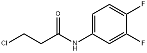CAS#132669 - 28 - 4|3-chloro-n- (3,4-difluorophenyl) propanamide