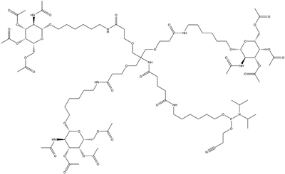 CAS#2058062-52-3|(2R, 3R, 4R, 5R, 6R) -3,4-bis (asetiloksi) -6-[(6- (3- (3- (2-[(6-{[(2R, 3R, 4R, 5R, 6R) -4,5-bis (asetil oxy) -6-[(asetiloksi) metil] -3-acetamidooxepan-2-yl] oxy} hexyl) carbamoyl] etoksi) -2-[(2-[(6- { [(2R, 3R, 4R, 5R, 6R) -4,5-bis (asetiloksi) -6-[(asetiloksi) metil] -3-acetamidooxepan-2-yl] oxy} He xyl) carbamoyl] ethoxy) methyl] -2- (4-[(6-{[(bis (propan-2-yl) amino) (2-cyanoethoxy) fosfanil]] Oxy} hexyl) carbamoyl] butanamido) propoksi) propanamido) hexyl) oxy] -5-acetamidooxepan-2-yl] metil asetat