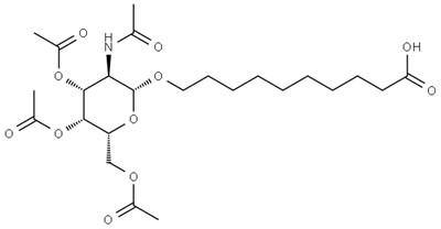 CAS#2361122-84-9|10-{[(2R, 3R, 4R, 5R, 6R) -4,5-bis (asetiloksi) -6-[(asetiloksi) metil] -3-acetamidooxepan-2-yl] oxy} asam decanoic