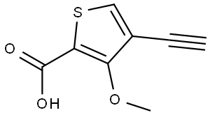 CAS#2766358-59-0|4-ethynyl-3-methoxythiophene-2-karboksilat