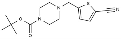 CAS#2810785 - 54-5|Tert-butyl 4-((5-cyanothiophen-2-yl) methyl) piperazine-1-karboksilat