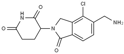 CAS# 2813335 - 34-9|3- (5- (aminomethyl) -4-chloro-1-oxo-2,3-dihydro-1h-isoindol-2-yl) piperidine-2,6-dione